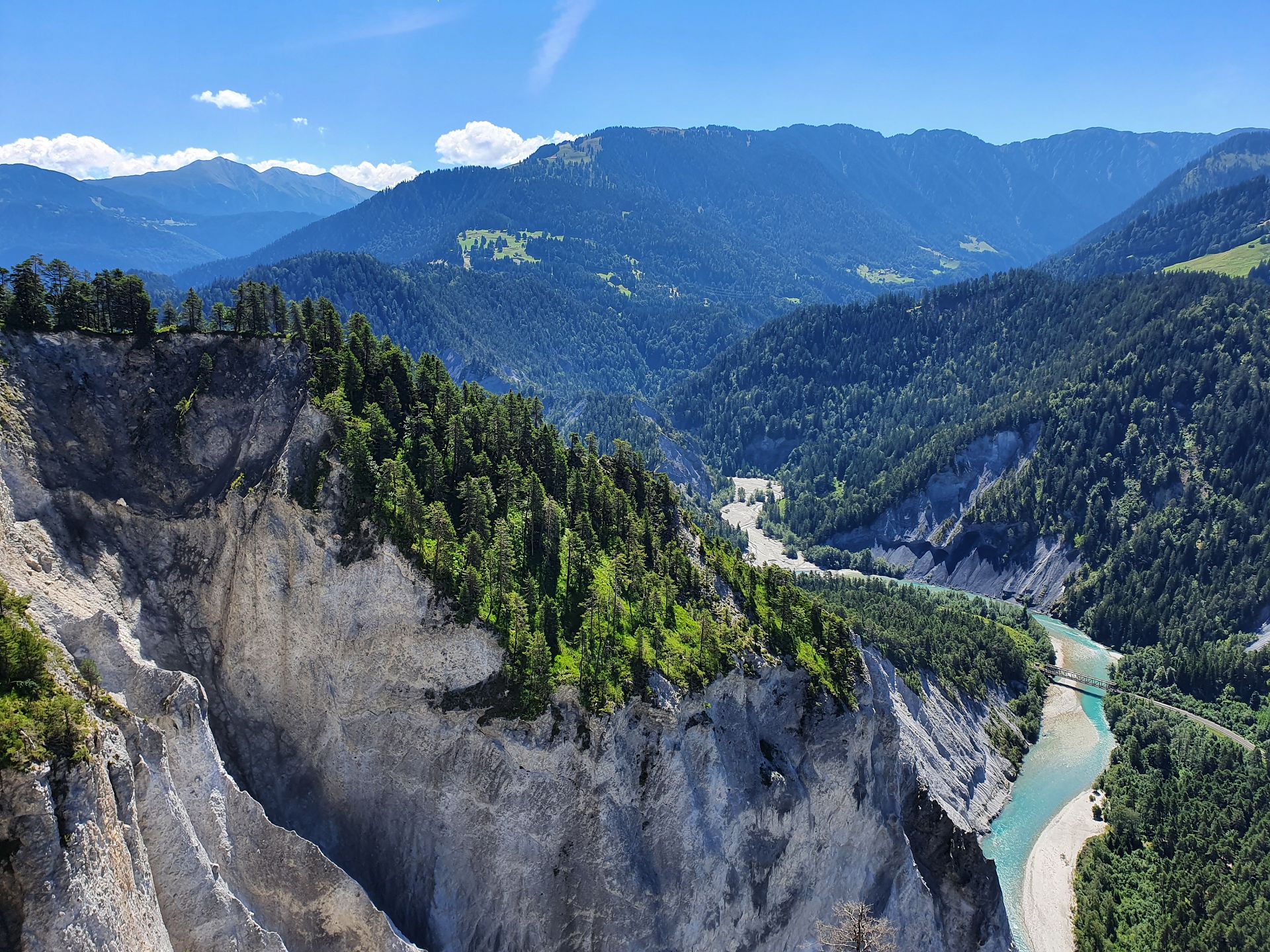 Rhine Gorge, Flims